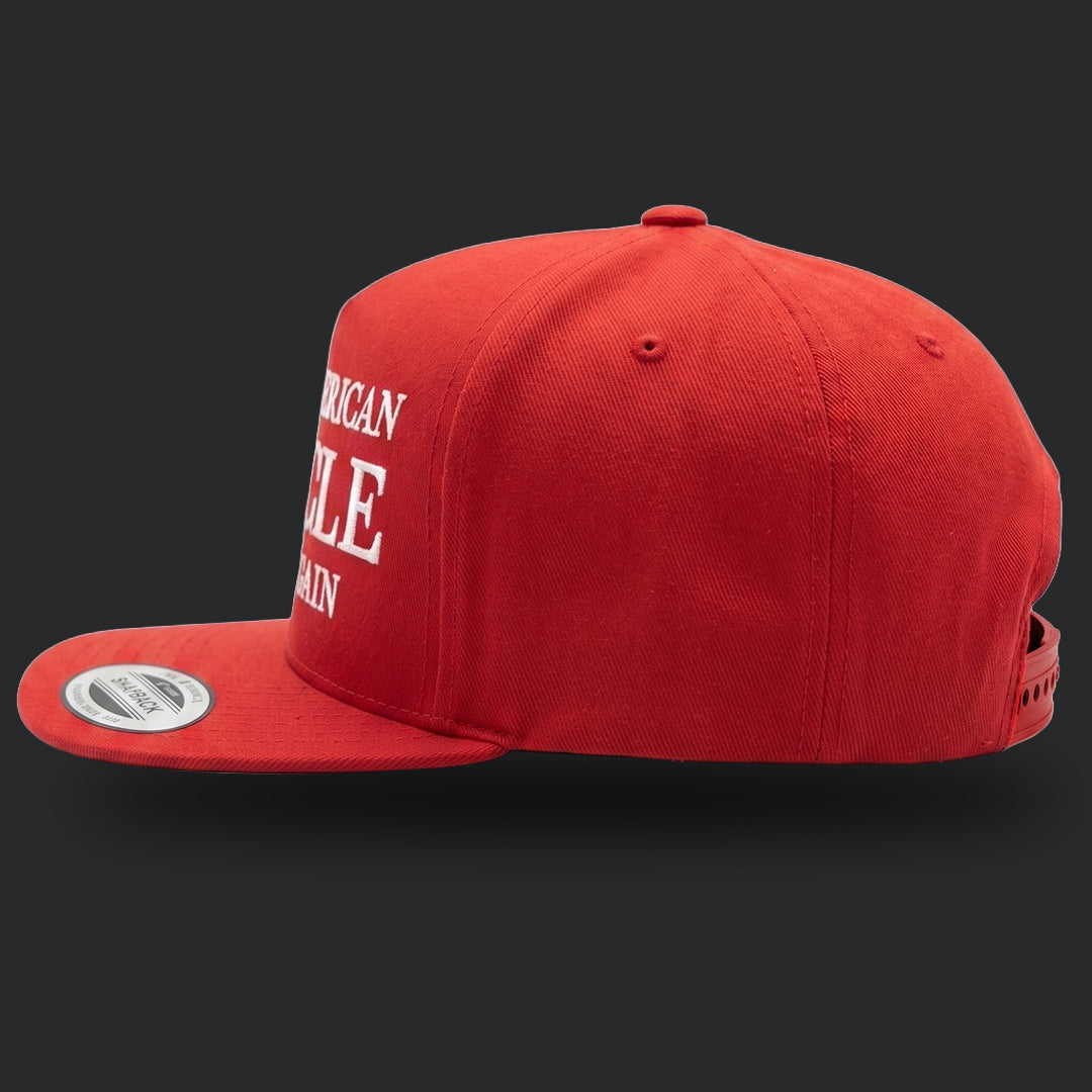 Make American Muscle Great Again - Red Flat Bill Snapback