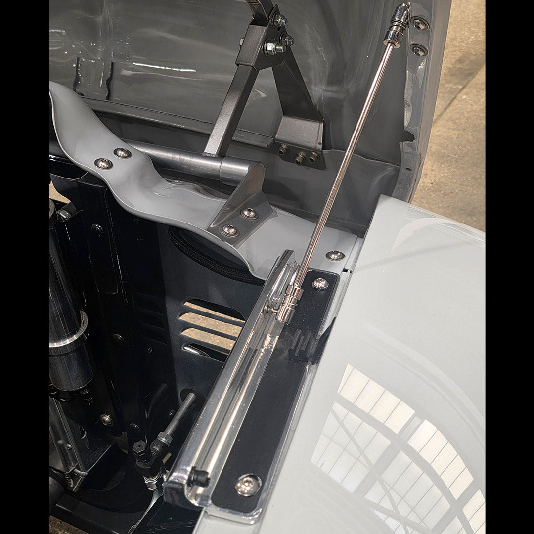 Custom Billet Locking Hood Prop