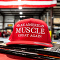 Make American Muscle Great Again - Red Flat Bill Snapback