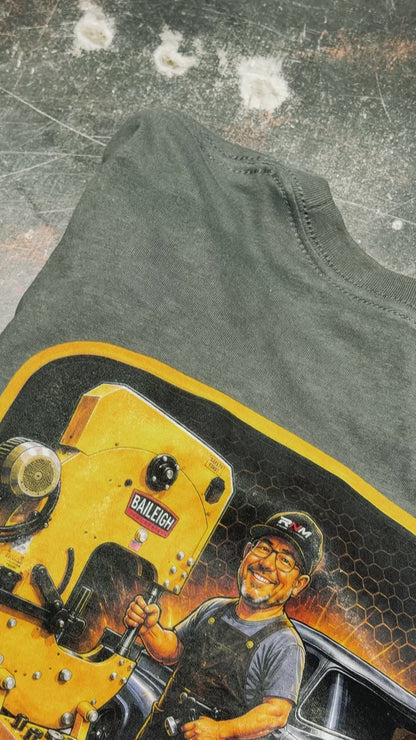 "Rob The Builder" F100 Tee - Heavy Metal